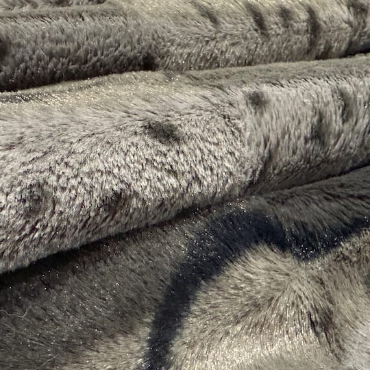 Feldman Exotic Gray Safari Faux Fur Fabric